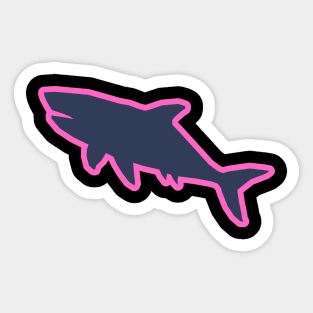 Strawberry Shark Sticker